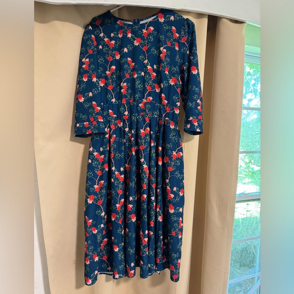 Floral Long Sleeve Dress